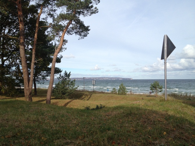 Binz - Blickrichtung Sassnitz